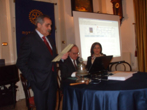 Presentazione del sito al Rotary