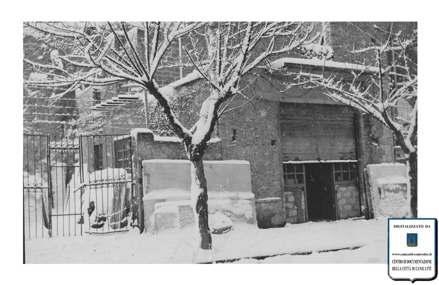 Canicattì · neve del 1956 · fotografia 2