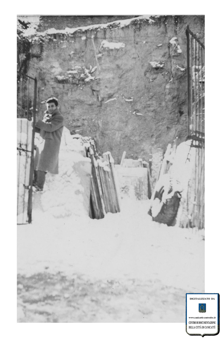 Canicattì · neve del 1956 · fotografia 4